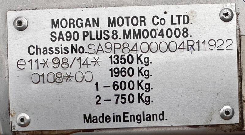 MORGAN PLUS 8